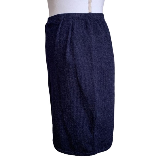 Don Sayres For Wellmore Navy Blue Skirt size 4 - Picture 7 of 16